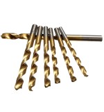 13pcs 1.5-6.5mm HSS Titanium Twist Drills Set Straight Shank Spiral Drill