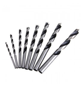 8pcs 3-10mm Woodworking High Carbon Steel Twist Drill Bit Set