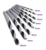 8pcs 3-10mm Woodworking High Carbon Steel Twist Drill Bit Set