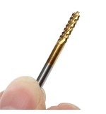 3mm End Mill Cutter CNC PCB Rotary Burr Tungsten Steel Titanium Coat Carbide Engraving Bit