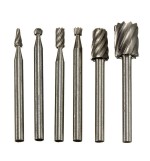 12pcs 1/8 Inch Shank HSS Router Bit Rotary Burr File Set Milling Drill Cutter