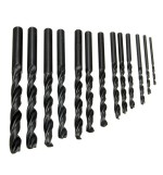 13pcs High Speed Steel 1.5-6.5mm HSS Straight Shank Twist Drill Bit Set