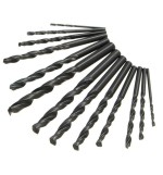 13pcs High Speed Steel 1.5-6.5mm HSS Straight Shank Twist Drill Bit Set