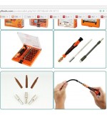 JAKEMY JM-8115 45 in 1 Magnetic Screwdriver Set Tool Kit Cell Phone Computer Repair Tool