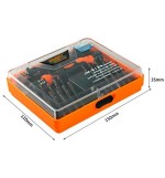 Jakemy JM-8133 23in1 Deep Screw Hole Screwdriver Set Repair Open Tools Demolition Kit