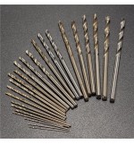 10pcs HSS Straight Shank Twist Drill Bit Set 0.4mm-2.7mm High Speed Steel Drill Bits