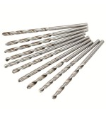 10pcs HSS Straight Shank Twist Drill Bit Set 0.4mm-2.7mm High Speed Steel Drill Bits