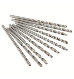 10pcs HSS Straight Shank Twist Drill Bit Set 0.4mm-2.7mm High Speed Steel Drill Bits