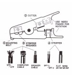 RJ45 RJ11 Cat6 Cat5 Punch Down Network Phone LAN UTP Cable Cutter Wire Stripper