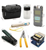 Fiber Optic FTTH Tool Kit with FC-6S Fiber Cleaver and Optical Power Meter Set