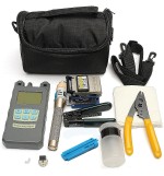 Fiber Optic FTTH Tool Kit with FC-6S Fiber Cleaver and Optical Power Meter Set