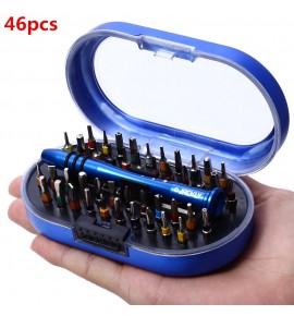 JACKLY 46PCS HT0240ACR Precision Screwdriver Electronic Equipment Repair Tool Set