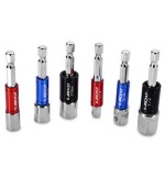 JACKLY 6PCS DB0335AL Nut Adapter Screwdriver Handy Repairing Tool Kit