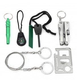 Multifunction Survival Tools Kit Durable SOS First Aid Tool Kit