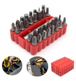 33Pcs Security Tamper Proof Torx Screwdriver Bit Set Spanner Star Hex Drill Holder