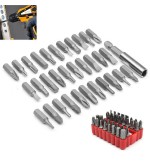 33Pcs Security Tamper Proof Torx Screwdriver Bit Set Spanner Star Hex Drill Holder