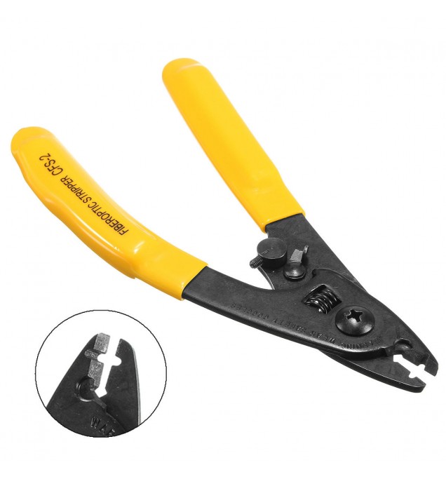 CF-S2 Steel Wire Strippers FTTH Tools Miller Optical Fiber Stripping Pliers Cutter