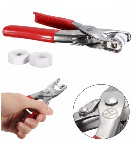 Pliers 9.5mm + 200 Press Pliers Plastic Button Studs Popper Fastener Setter Tool