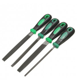 Wynns W0086E 6 Inch 4PCS Carbon Steel File Set Triangular Flat Round File Rasp Tool