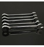 5Pcs 72 Teeth Double-use Fixed Head Plum Ratcheting Wrench Spanner Tools 20-24mm