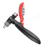 Multifunctional Hand Tool Kit Hammer Ratchet Screwdriver Socket Wrench