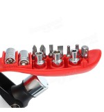 Multifunctional Hand Tool Kit Hammer Ratchet Screwdriver Socket Wrench