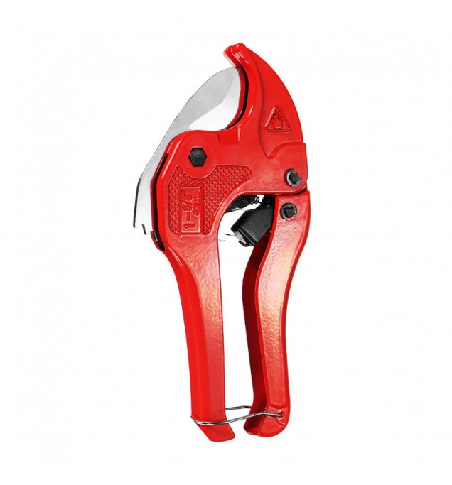 MPT&reg; MHF01002 42mm PVC Pipe Plumbing Tube Plastic Hose Ratcheting Cutter Pliers Pipe Cutting Tool