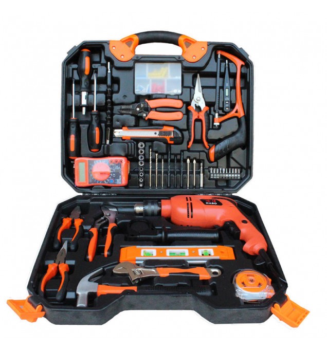 120Pcs Electric Impact Drill Wood Working Set Multifunctional Maintenance Tools