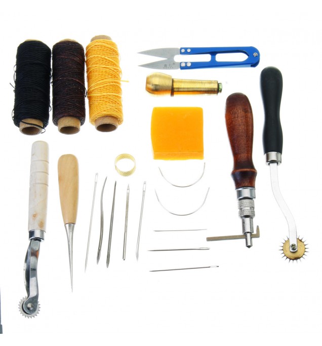 12Pcs Leather Craft Hand Stitching Sewing Tool Leather Hand Sewing Tool Set