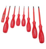 8Pcs Insulated Magnetic Screwdriver Phillips Slotted Set Digital Electric Tester