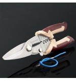 LIJIAN 3 in 1 Cable Crimping Wire Stripper Crimping Tool Plier Electric Scissor Cutter Electrician