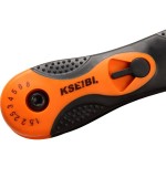 KSEIBI CR-V Folding Screwdriver Set Metric Hexagon Screwdriver Wrench Bicycle Repair Tool